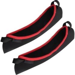 Housse de protection pour lunette 3 p&egrave;ces 33 x 8,9 cm noir et rouge
