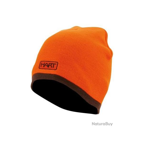 BONNET REVERSIBLE MARRON/ORANGE