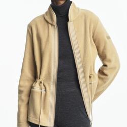 VESTE POLAIRE ZIPEE FEMME BEIGE 38