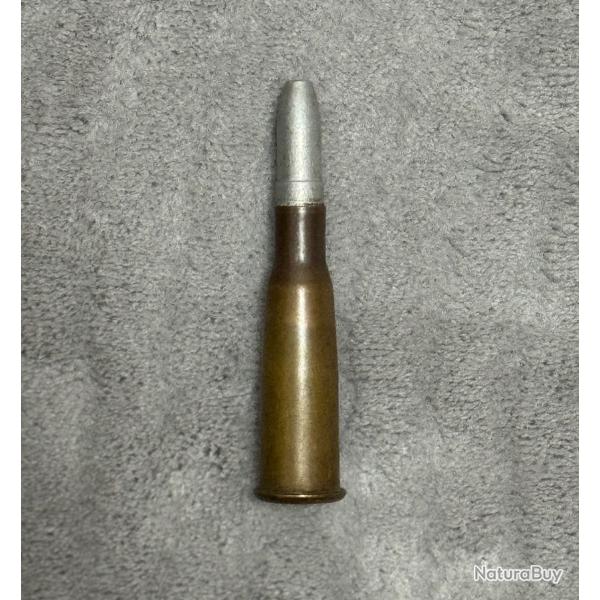 8 mm Lebel � balle de place en aluminium - TRES RARE -Cartoucherie de Rennes en 1936