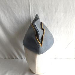 Coiffure - FR81461a Bonnet de police bleu horizon, type Empire officier infanterie