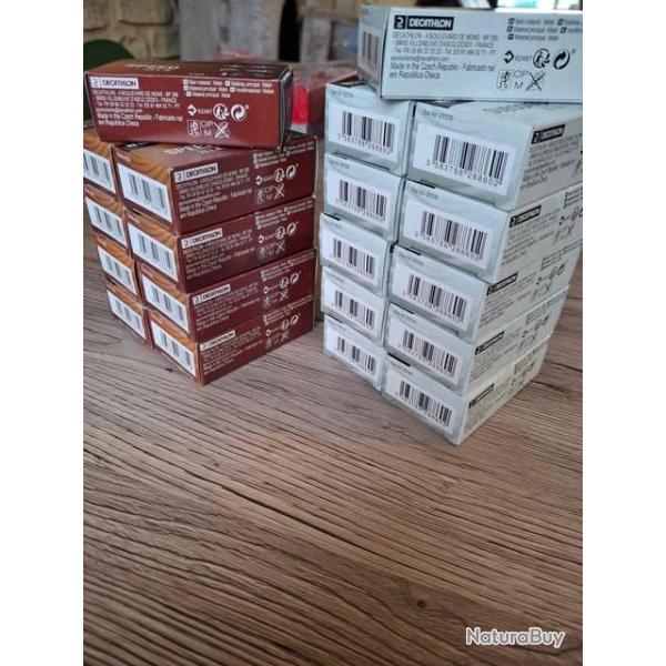 GROS LOT de munitions 22 lr SOLOGNAC  11 bo�tes Subsonic + 9 bo�tes Speed ! 20 x 50 = 1000 Munitions