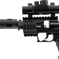 PISTOLET WALTHER NIGHTHAWK CO2 CAL 4.5MM