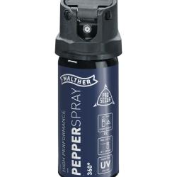 BOMBE PROSECUR 360&deg; BALISTIC GAZ POIVRE 40 ML WALTHER