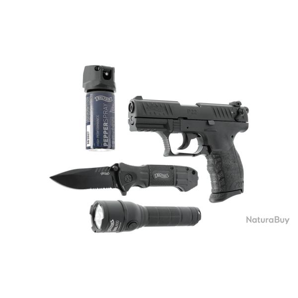 PIST WALTHER P22Q CAL 9 MM PAK - READY 2 DEFEND KIT