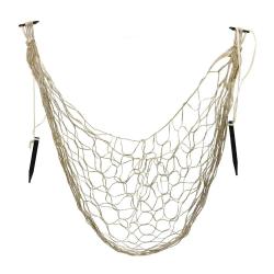 10 pi&egrave;ges bourse &agrave; lapin en lin 120 cm avec piquets de fixation