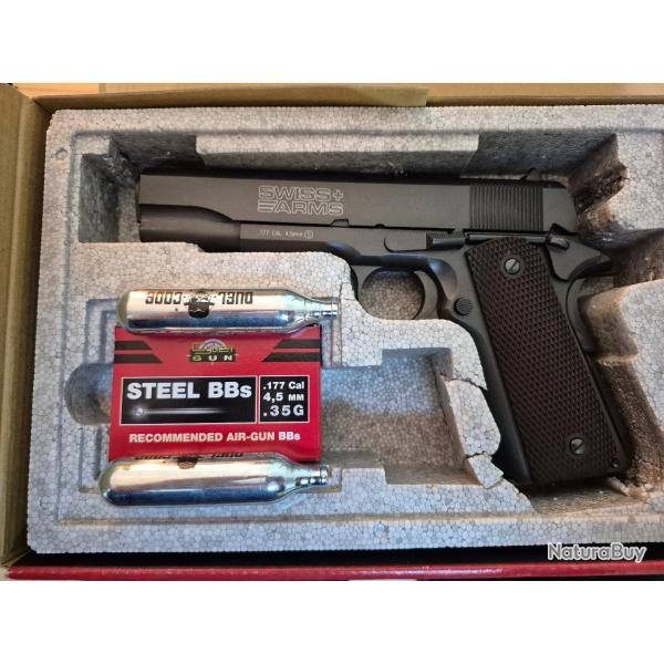 Colt 1911 swiss arms � billes blow back TBE