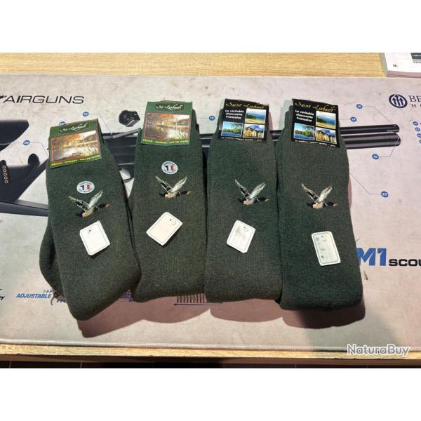 4 PAIRES de chaussettes canard taille 43/46 destockage chasse enchere by luka BLASser browning ata