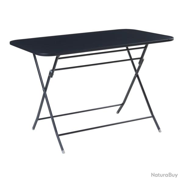 Table de jardin pliante 110 x 70 x 71 cm noir 03_0011034