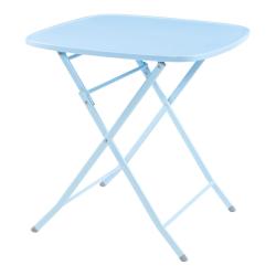 Table de jardin pliante 71 x 70 x 70 cm bleu ciel 03_0011038