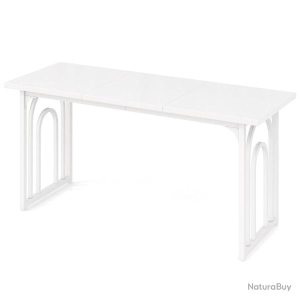 Table � manger rectangulaire 160 x 60 x 75 cm pour 6-8 personnes structur�e en arc style ferme en m