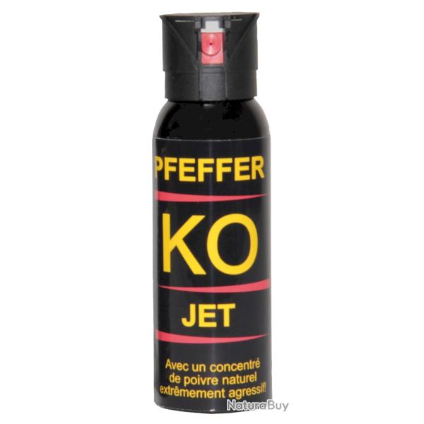 A�rosol lacrymog�ne KO JET poivre 100ml auto d�fense
