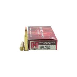 Balles Hornady Superformance 222 Rem. 50GR V-MAX