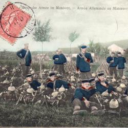CPA -Deutsche Arm&eacute;e im Manoeuvre -Arm&eacute;e Allemande en Manoeuvre N&deg;7300