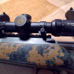 Carabine SAUER 100 DIGI CAMO 308 Win avec lunette athlon 1-8x24 - R&eacute;ticule ATR 5 - montage amovible