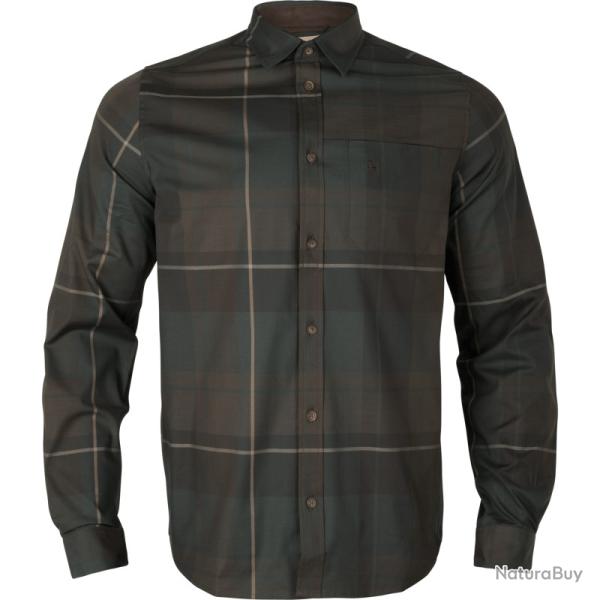 HARKILA AKSE L/S SHADOW BROWN CHECK