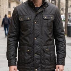 WINCHESTER JAGUAR1 Parka doubl&eacute;e marron robustesse et protection d&eacute;perlante