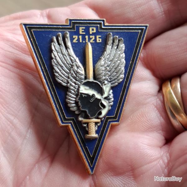 INSIGNE ESCADRON DE PROTECTION 21 / 126 SOLENZARA ( MATRICULE 141 )