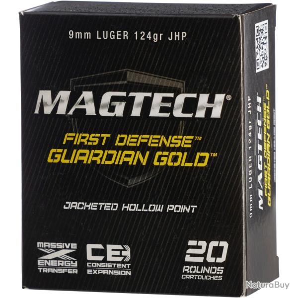 9mm Luger, JHP (8gr) (Calibre: .9mm Luger)