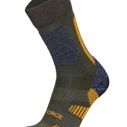 Chaussettes de chasse en laine merinos Allround 1 (Couleur: Kaki, Taille: 39-41)