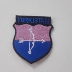 INSIGNE EN TISSU  DES VOLONTAIRES DU TURKISTAN