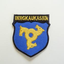 INSIGNE TISSU DES VOLONTAIRES ETRANGERS "BERGKAUKASIEN"