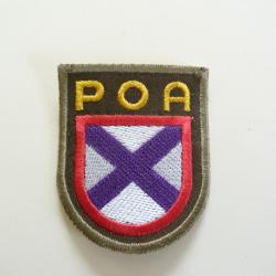 INSIGNE TISSU DES VOLONTAIRES ETRANGERS "POA" RUSSIE