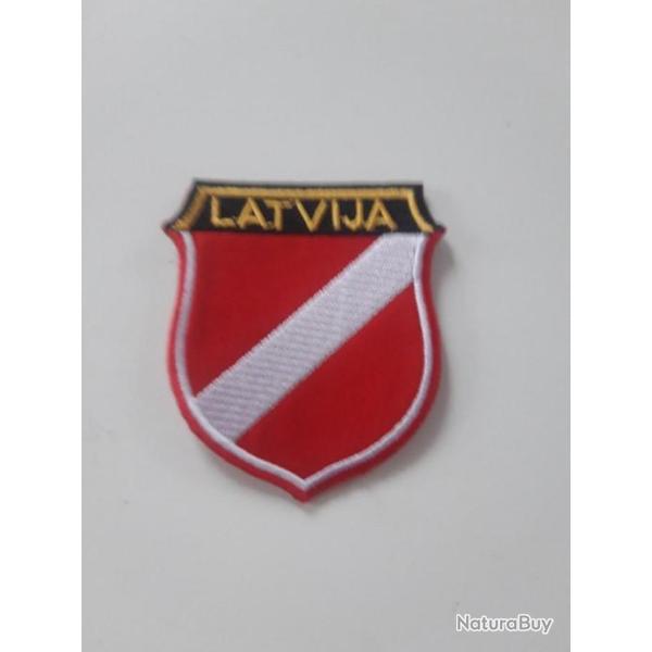 INSIGNE EN TISSU  DES VOLONTAIRES LETTONS