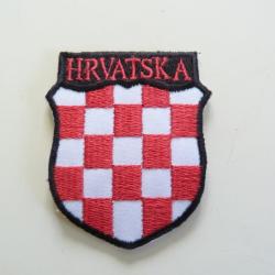 INSIGNE TISSU DES VOLONTAIRES ETRANGERS "CROATIE"
