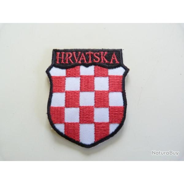 INSIGNE TISSU DES VOLONTAIRES ETRANGERS "CROATIE"