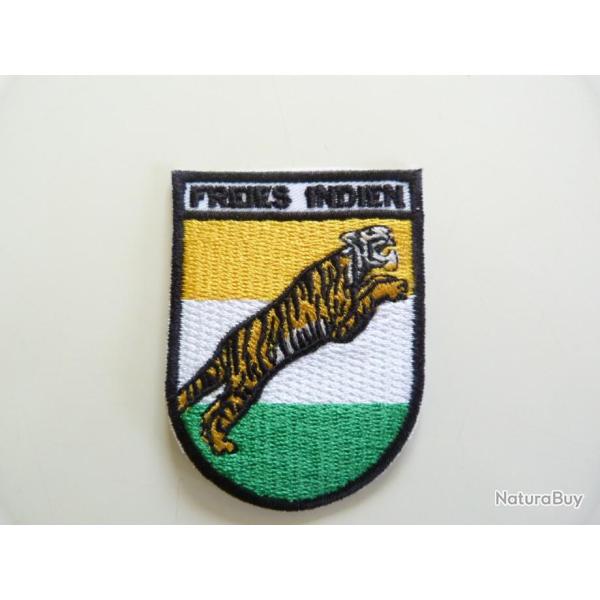 INSIGNE TISSU DES VOLONTAIRES ETRANGERS "FREIES INDIEN"