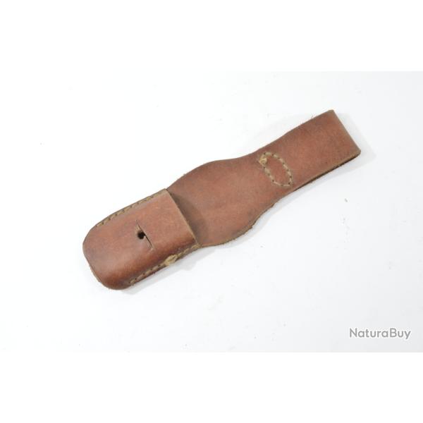 Copie gousset cuir brun de baionnette Italienne carcano 1891  et d�riv�s. Italie WW1 WW2