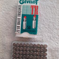 1 boite de 45 cartouches tra&ccedil;antes 22LR marque G&eacute;velot
