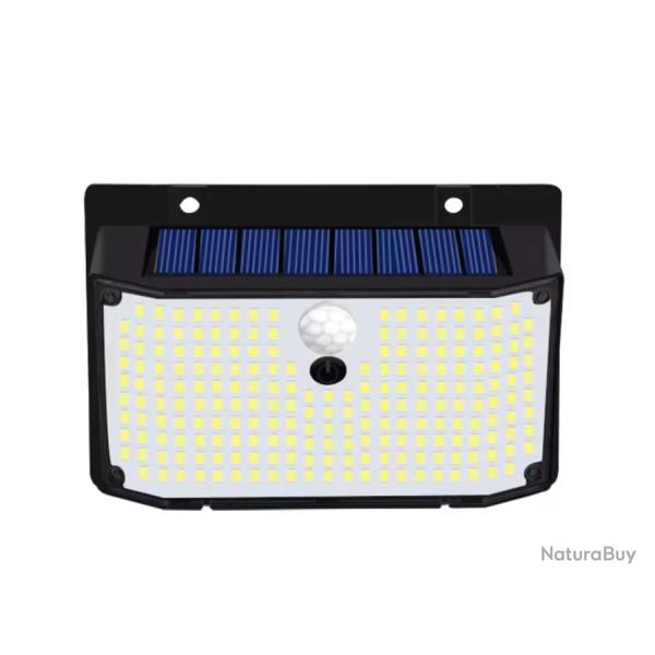applique solaire 208 LED avec D�tecteur de Mouvement, Imperm�able et Sans Fil