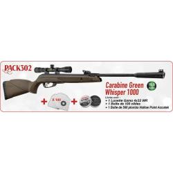 Pack No&euml;l carabine Green Whisper 1000 Gamo