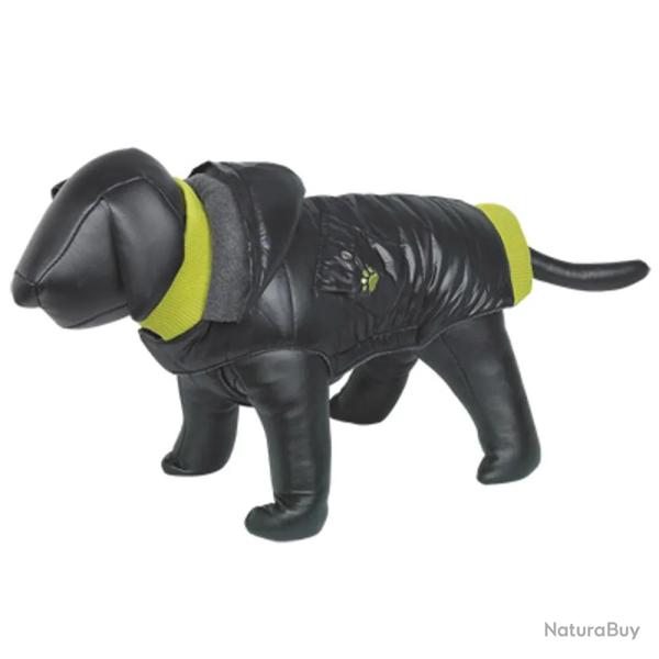 Manteau Ally noir pour chien - Chaud, confortable et pratique 20 cm