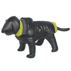 Manteau Ally noir pour chien - Chaud, confortable et pratique 29 cm