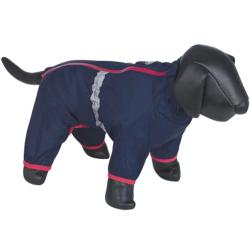 Imperm&eacute;able Basa bleu pour chien - Protection respirante pluie 55 cm
