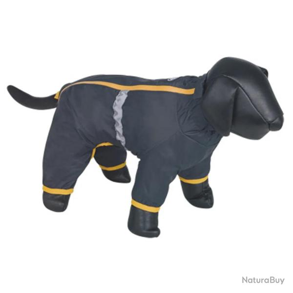 Imperm�able Basa noir pour chien Protection pluie respirante cm