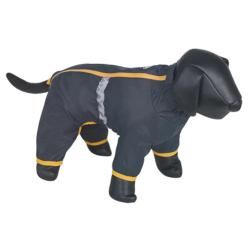 Imperm&eacute;able Basa noir pour chien - Protection pluie respirante 60 cm