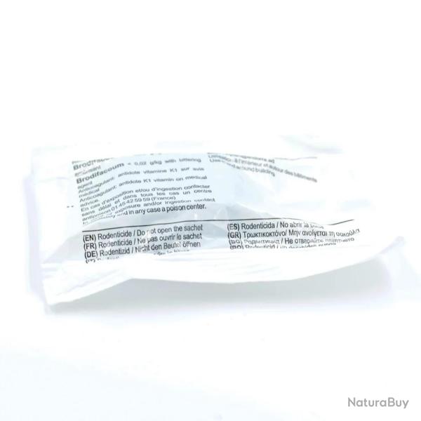 Raticide souricide bloc paraffin� brodifacum 140g