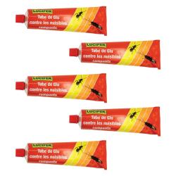 Lot de 5 Glue ALL-TRAP rats, souris, fourmis, cafards, l&eacute;zards
