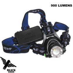 Lampe Frontale Paintball XML-T6 900 Lumens - Black Eagle