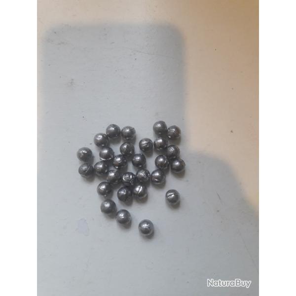 Lots 50 balles ronde 8mm