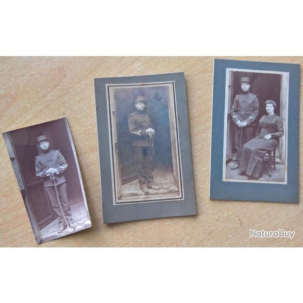 Photographies soldat Fran�ais 30�me R�giment d'artillerie 1900