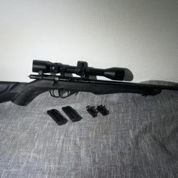 Rossi 8122 avec 2 chargeurs et lunette 3-9x40