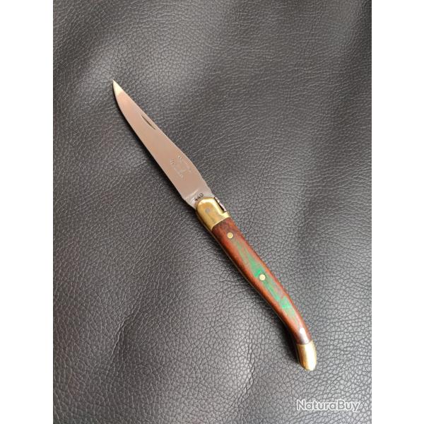 Rare LE COUTEAU DE LAGUIOLE, couteau canif pliant ancien 1 lame Bois Flott�