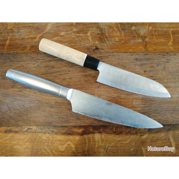 Lot couteaux � 1�