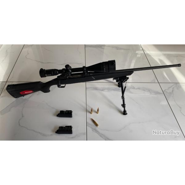 Axis Savage 308 Win + Lunette Firefield 10-40X50 incluse + Bipied