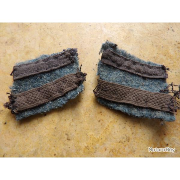 paire grade caporal corporal ww1 premi�re guerre bleu horizon